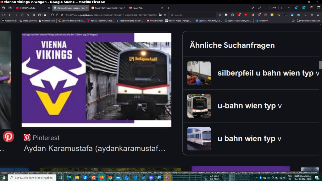 v-wagen wien aber der front schaut aus wie die vikings logo